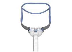 Mascarilla AirFit P10 de la marca ResMed destacada sobre fondo blanco