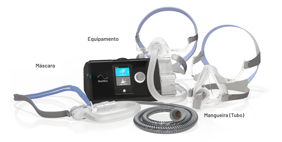 3 componentes básicos que todos os sistemas CPAP possuem